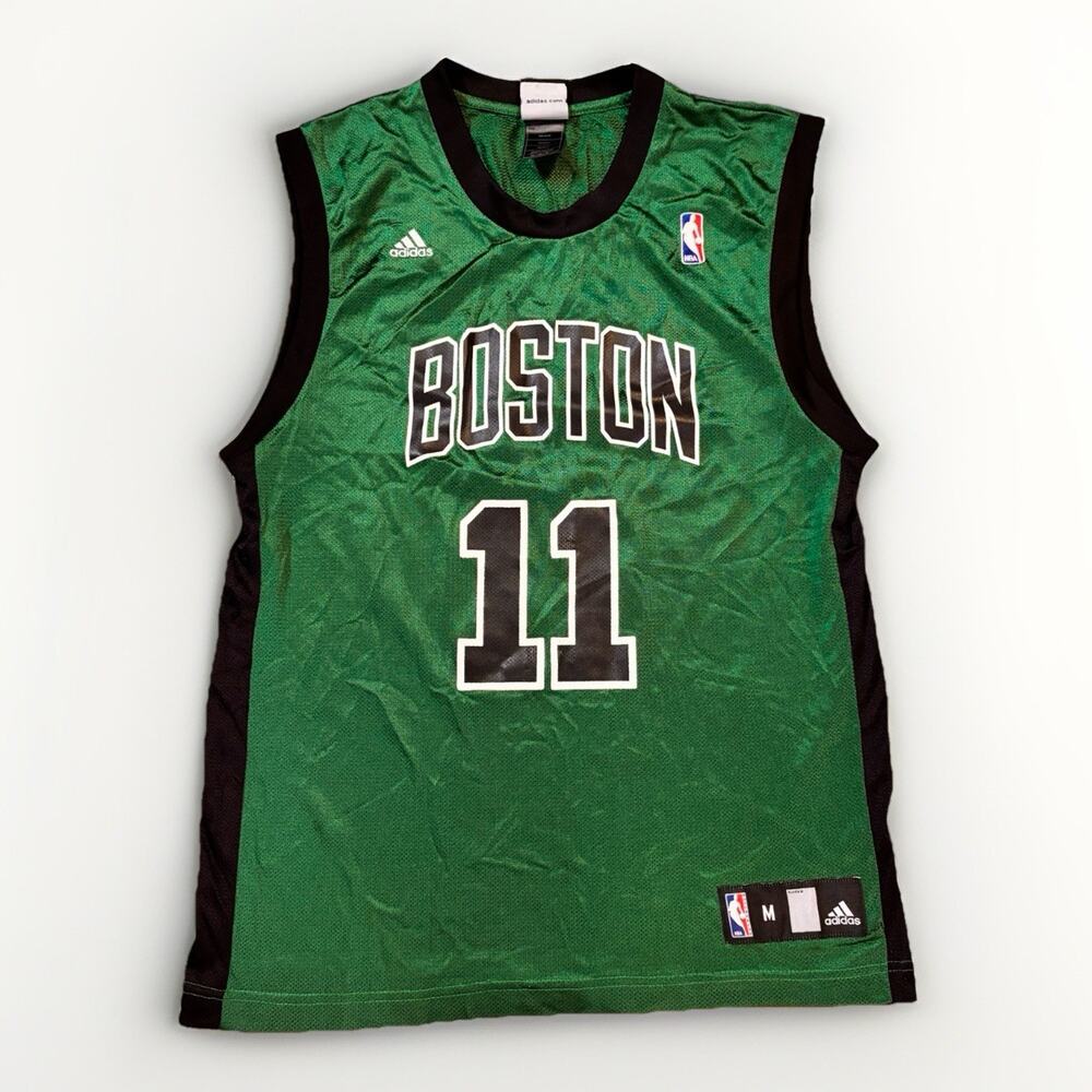 Vintage Adidas NBA Boston Celtics #11 Glen Big Baby Davis Basketball Jersey SZ M